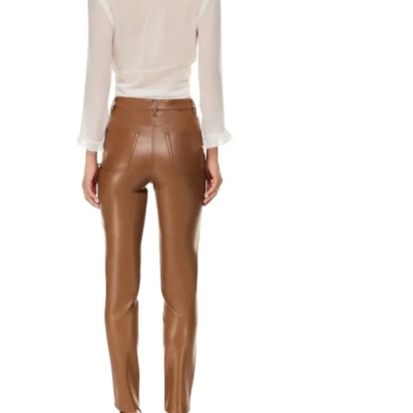 7 For All Mankind Vegan Leather Pants - Picture 8 of 8